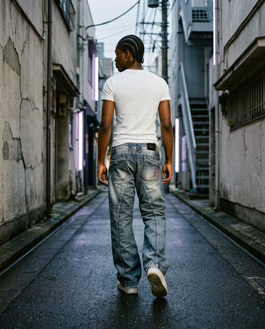 2000's Exr Korean Archive Straight/Baggy Jeans *very rare 30x32 (M) - Lennys Vintage