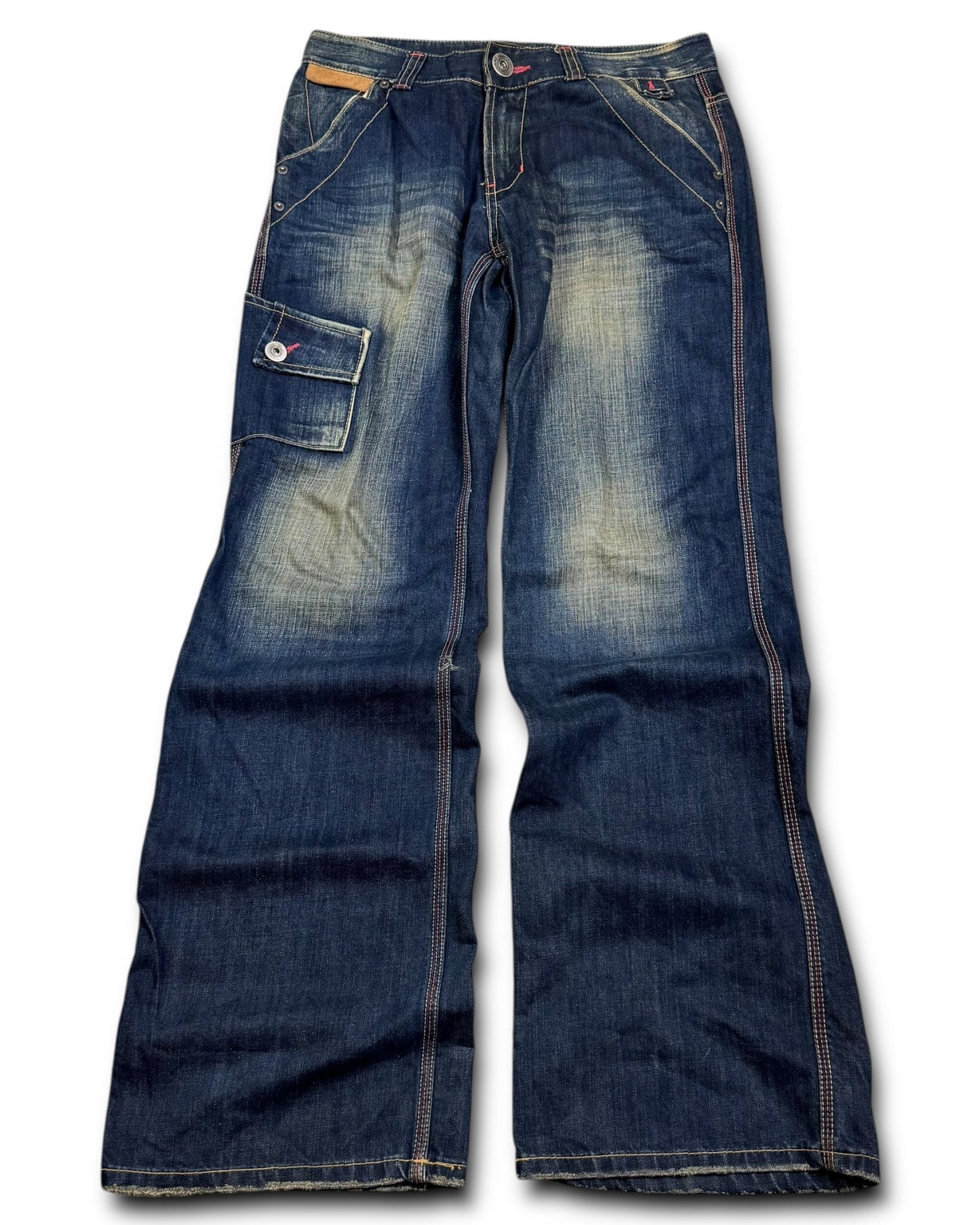 2000‘s Faded Baggy Jeans 32x34 - Lennys Vintage