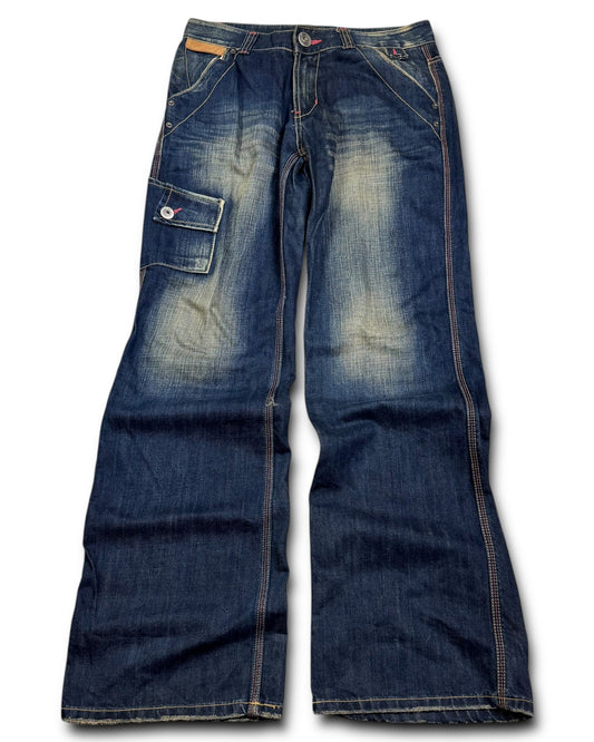 2000‘s Faded Baggy Jeans 32x34 - Lennys Vintage