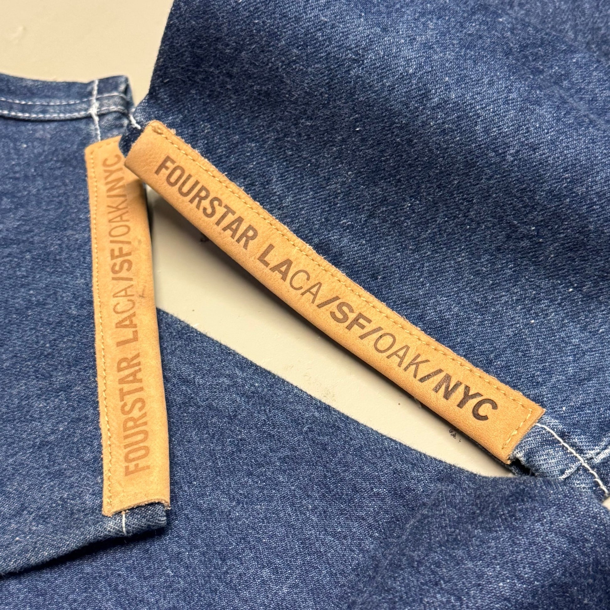 2000‘s Four Star Deadstock Heavy Denim Skate/Hip Hop Baggy Jeans made in U.S.A *selten 34x32 - Lennys Vintage