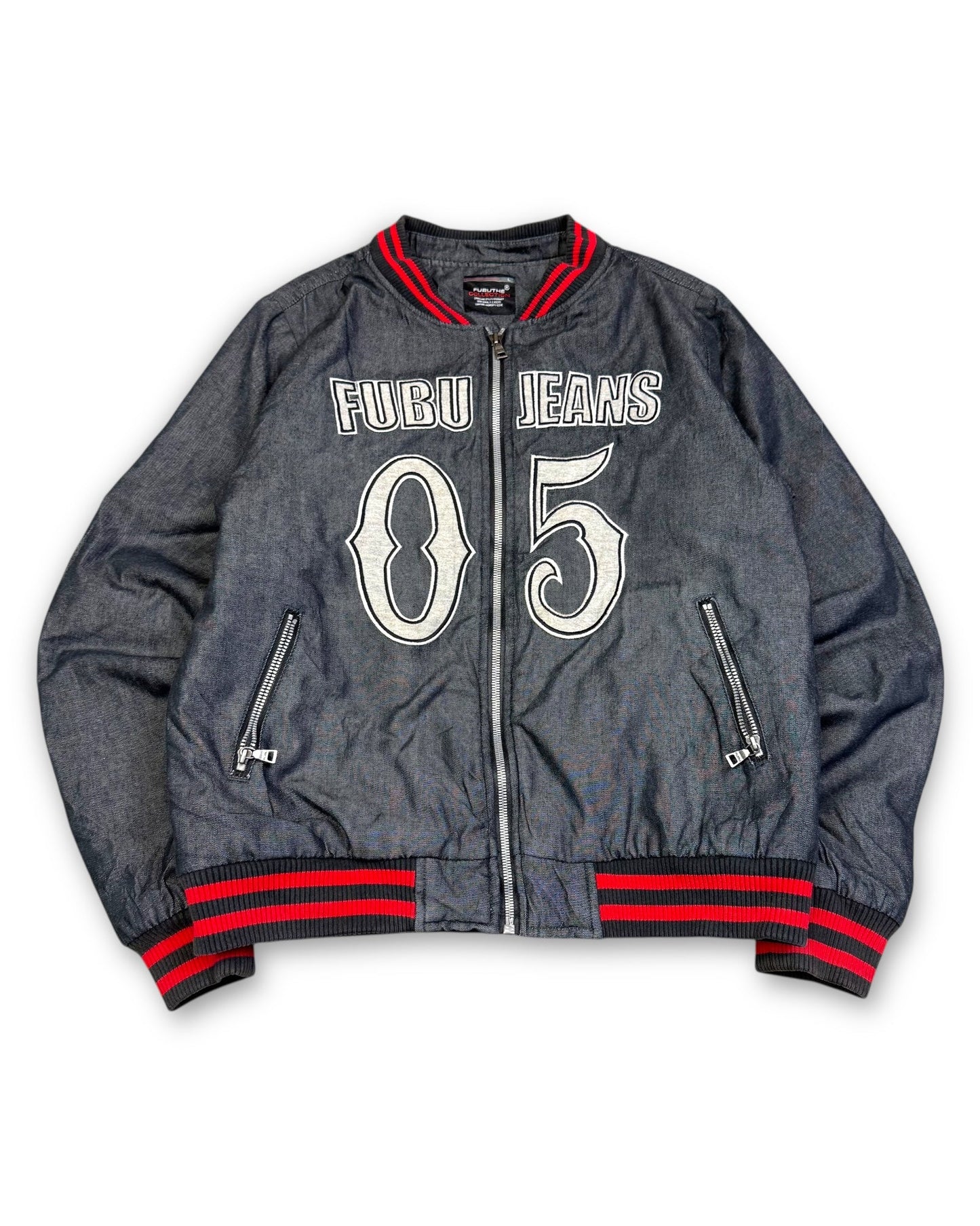 2000’s Fubu Hip Hop College Jacket *very rare (S) - Lennys Vintage