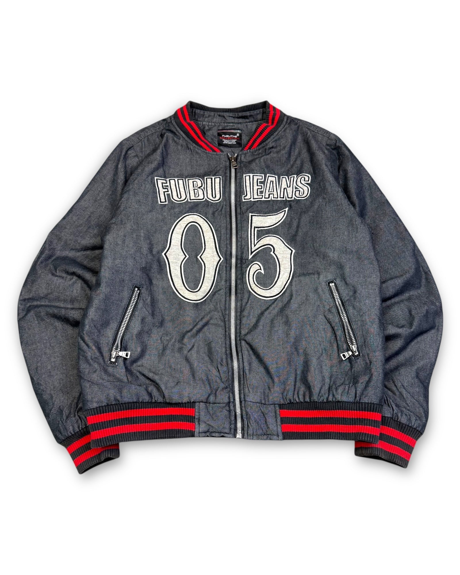 2000’s Fubu Hip Hop College Jacket *very rare (S) - Lennys Vintage