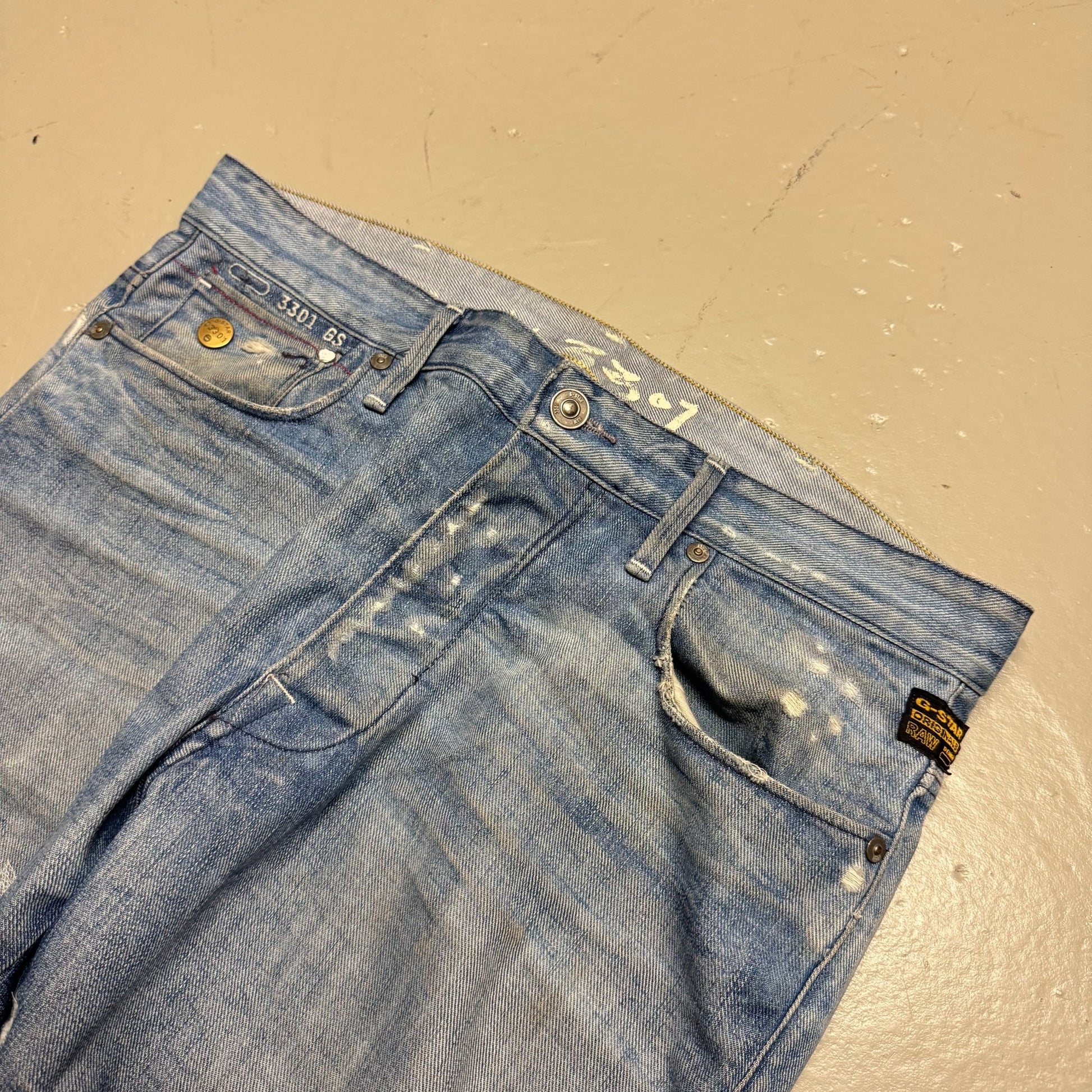 2000‘s G - Star Vintage Baggy Jeans *rare 36x30 - Lennys Vintage