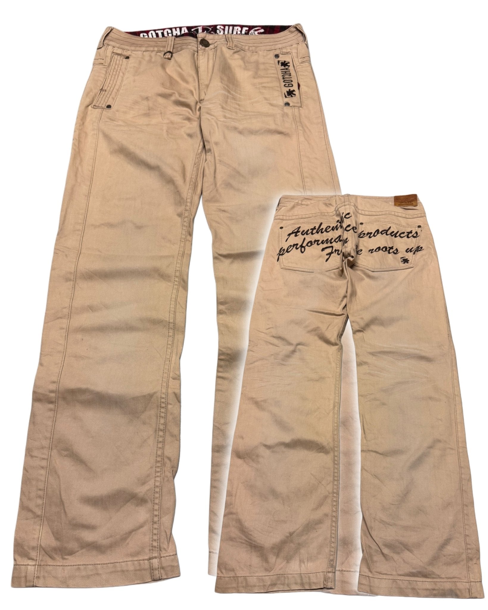 2000‘s Gotcha International Hip Hop Baggy/Straight Jeans *rare 32x32 - Lennys Vintage