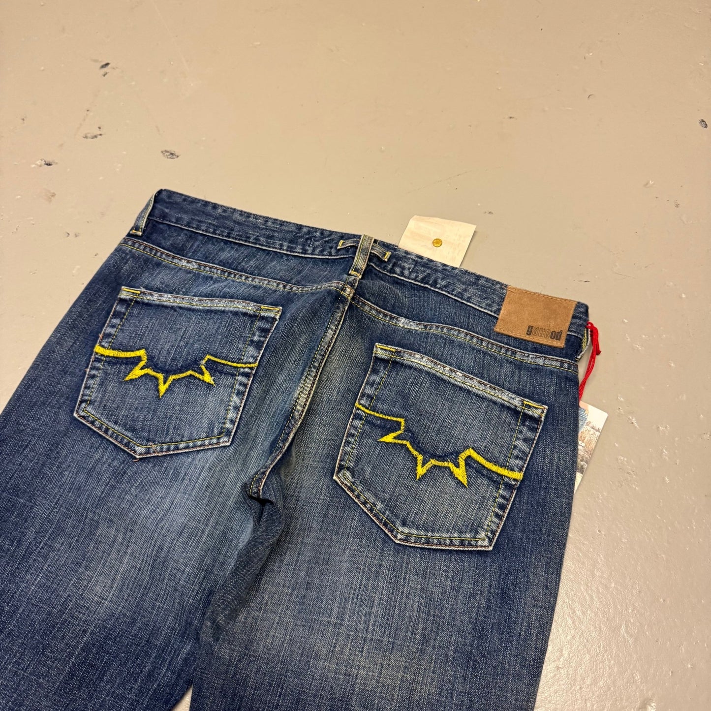 2000‘s Gsus Sindustries Deadstock Low Waist Bootcut Jeans 31x32 - Lennys Vintage
