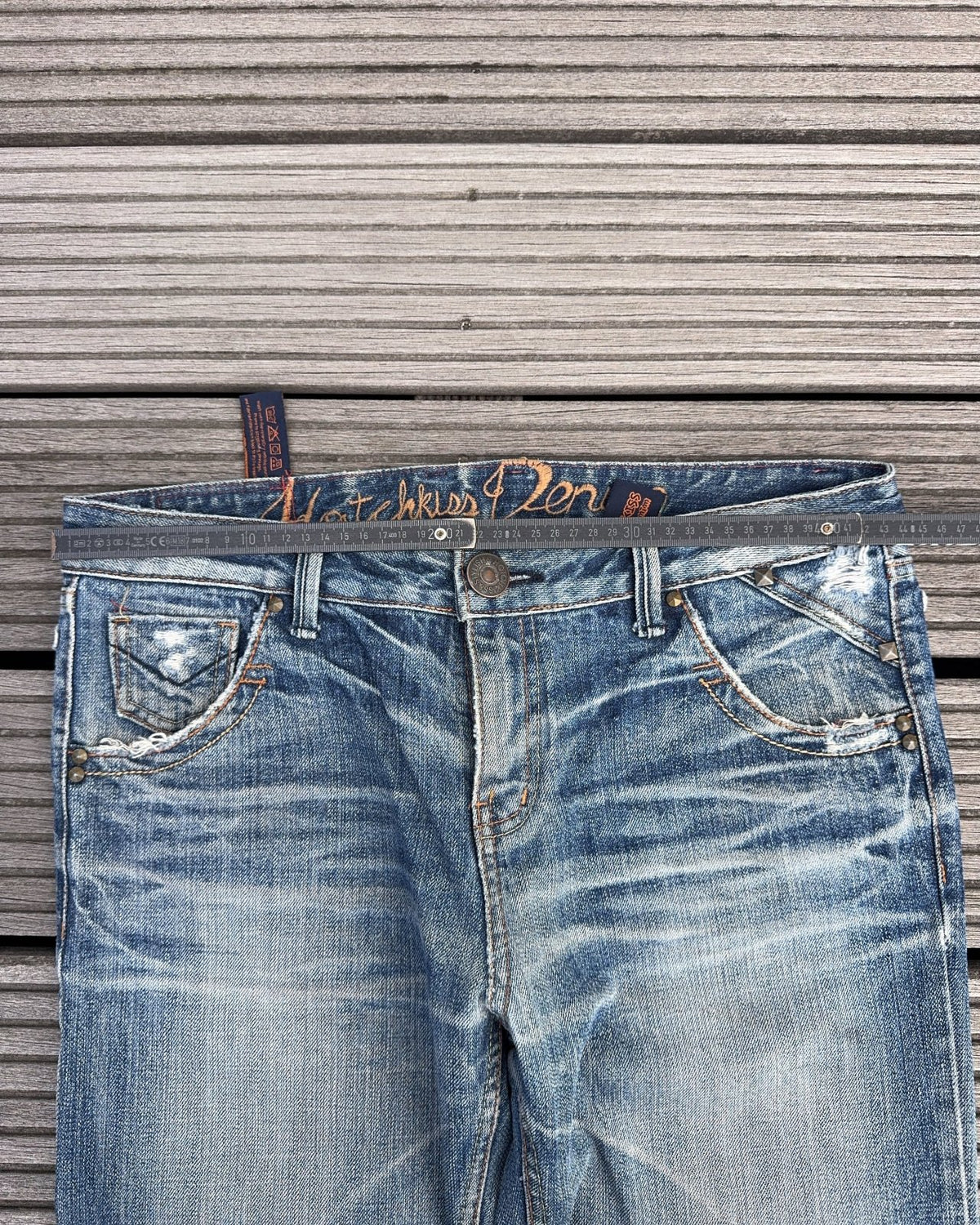 2000's Hatchkiss Denim Japanese Archive Baggy Jeans *very rare 33x30 (M) - Lennys Vintage