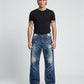 2000's Hendrix Japanese Straight/Baggy Jeans *rare 38x34 (XXL) - Lennys Vintage