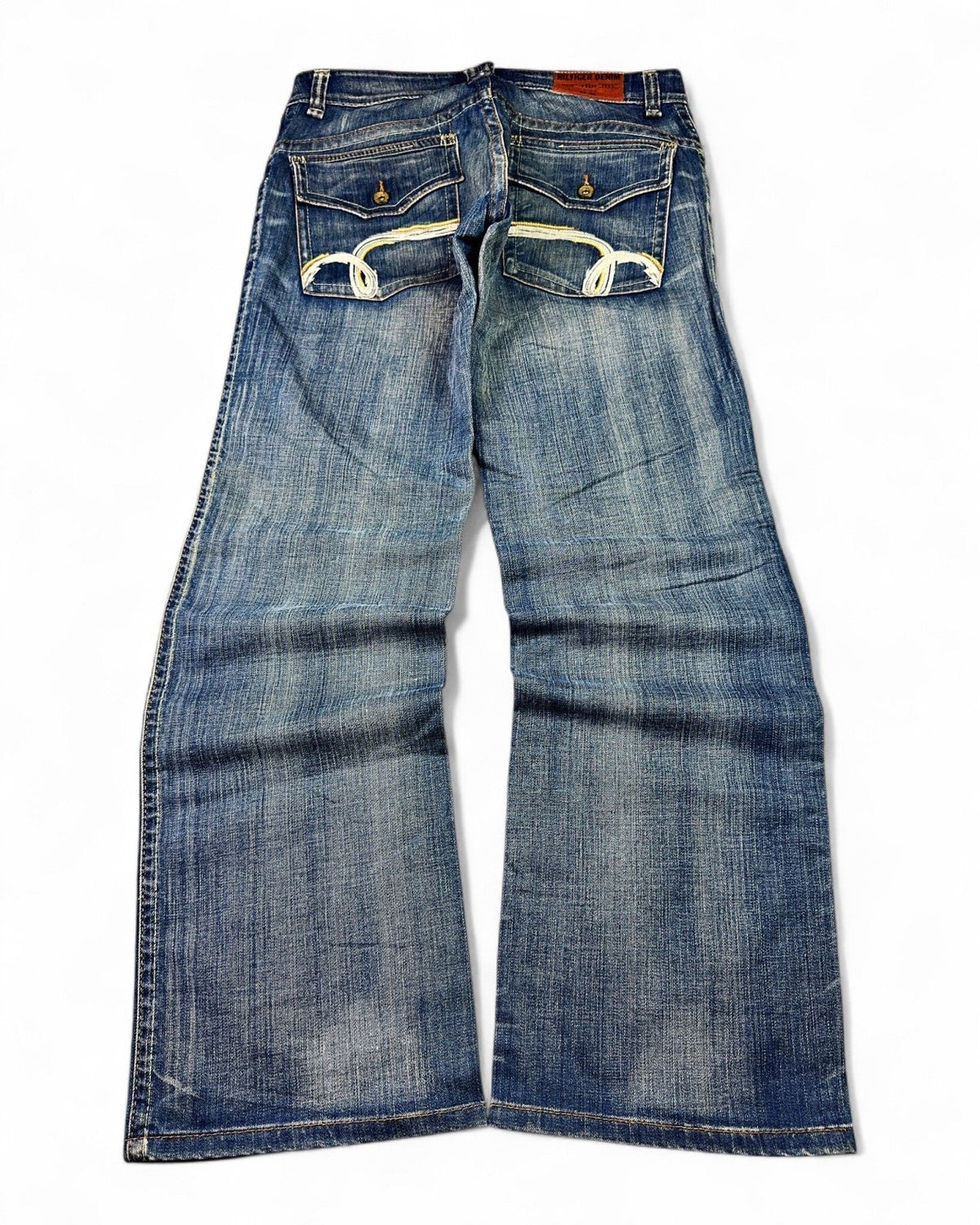 2000's Hilfiger Denim Baggy/Bootcut Jeans *rare 32x32 (M) - Lennys Vintage