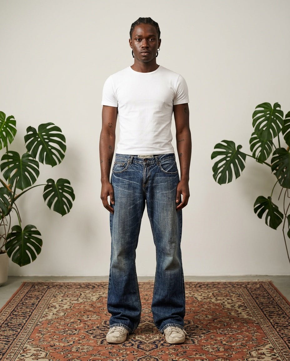 2000's Hilfiger Denim Bootcut/Flared Jeans *rare 36x34 (XL) - Lennys Vintage