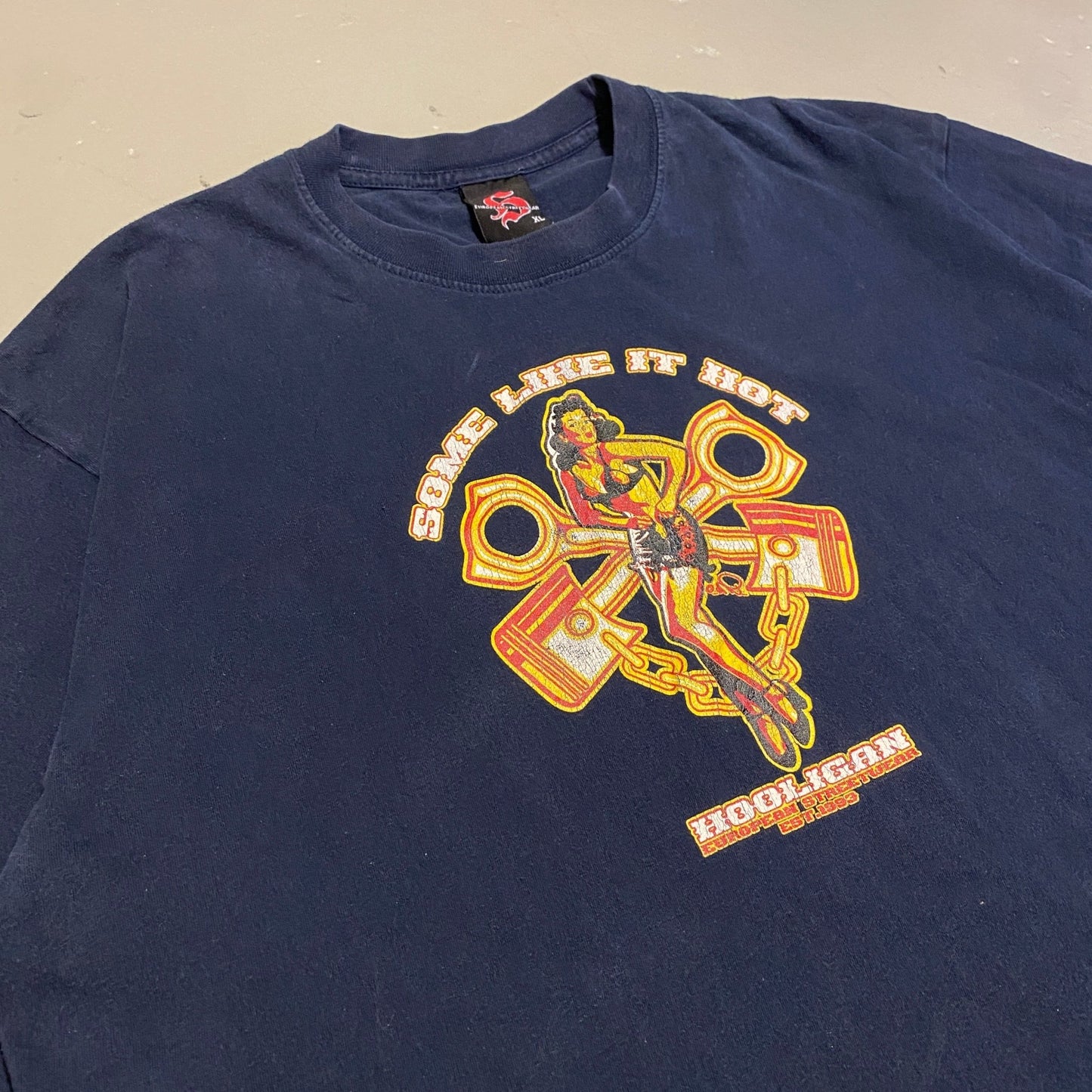 2000‘s Hooligan European Streetwear Shirt *selten (XL) - Lennys Vintage