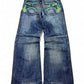2000's Izzvati Japanese Baggy/Bootcut Jeans *very rare 32x32 (M) - Lennys Vintage