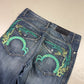 2000's Izzvati Japanese Baggy/Bootcut Jeans *very rare 32x32 (M) - Lennys Vintage