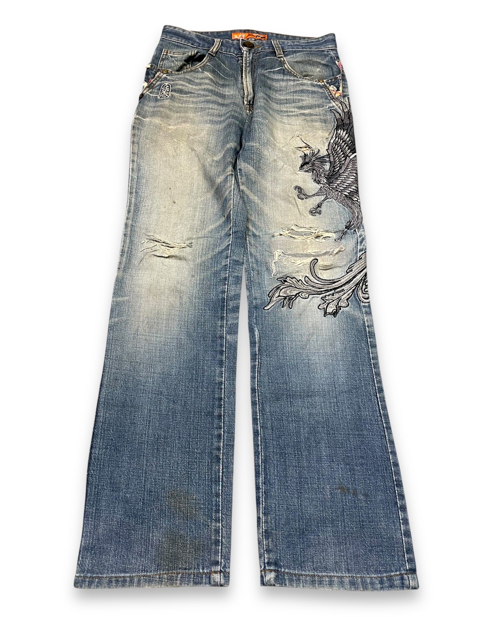 2000‘s J950 Japanese Archive Straight/Baggy Jeans *very rare 28x30 - Lennys Vintage