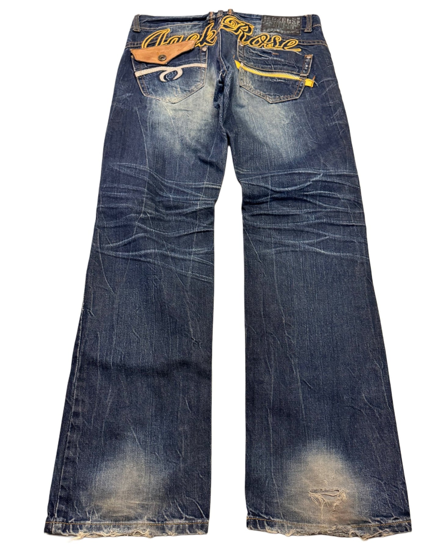 2000‘s Jack Rose Japanese Archive Baggy/Straight Jeans *very rare 32x30 - Lennys Vintage