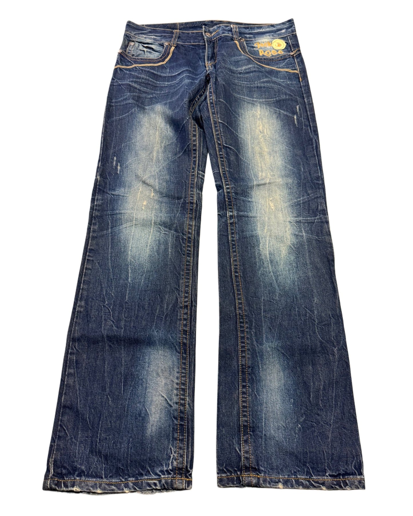 2000‘s Jack Rose Japanese Archive Baggy/Straight Jeans *very rare 32x30 - Lennys Vintage