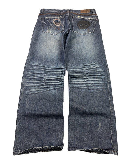 2000's Japan Style Baggy Jeans * 36x32 (XL) - Lennys Vintage