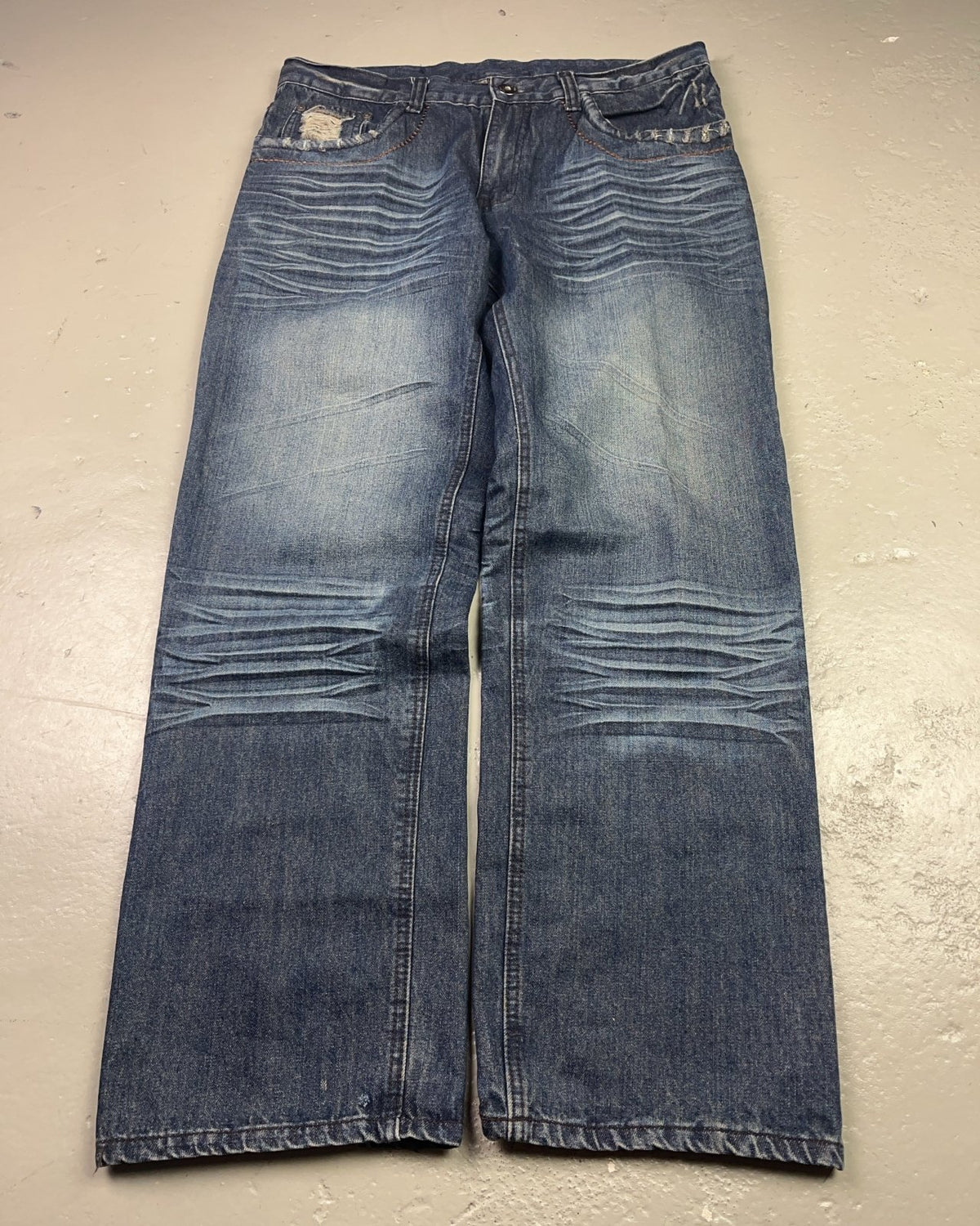 2000's Japan Style Baggy Jeans * 36x32 (XL) - Lennys Vintage