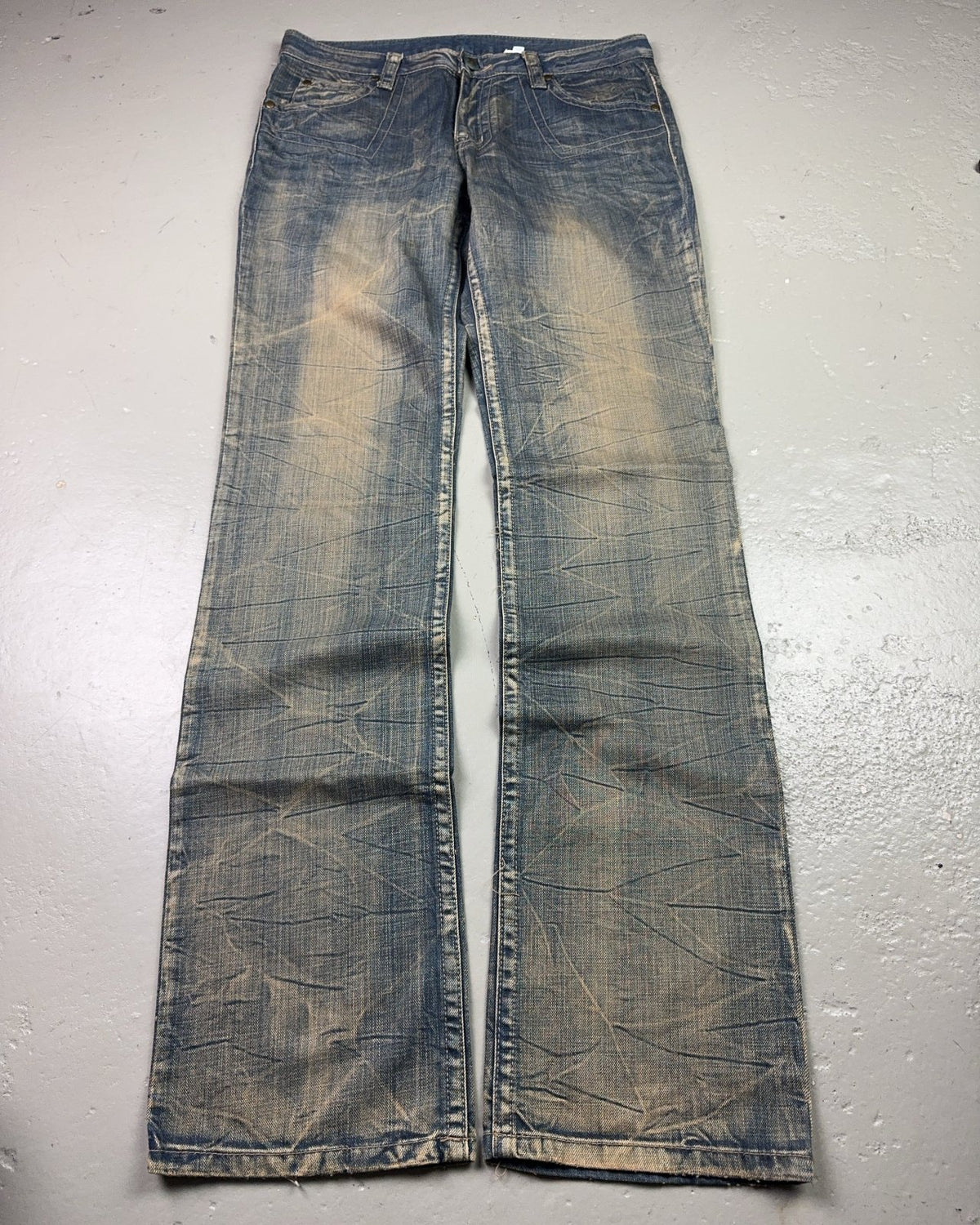 2000's Japanese Archive Bootcut/Flared Jeans *very rare 32x34 (M) - Lennys Vintage