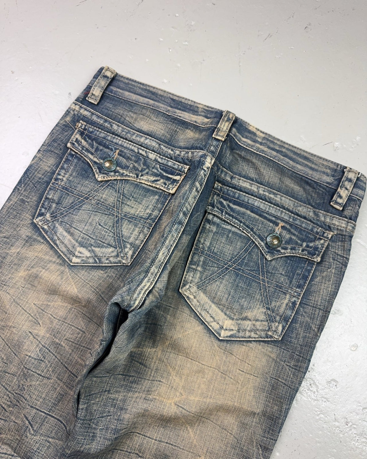 2000's Japanese Archive Bootcut/Flared Jeans *very rare 32x34 (M) - Lennys Vintage