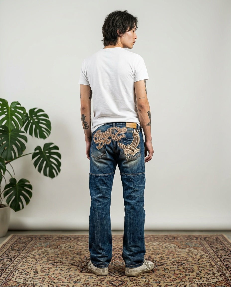 2000's Japanese Archive Slim/Straight Jeans *rare 34x30 (L) - Lennys Vintage