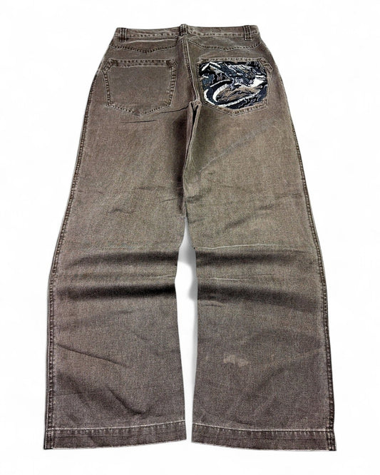 2000's Japanese Baggy Jeans * 32x32 (M) - Lennys Vintage