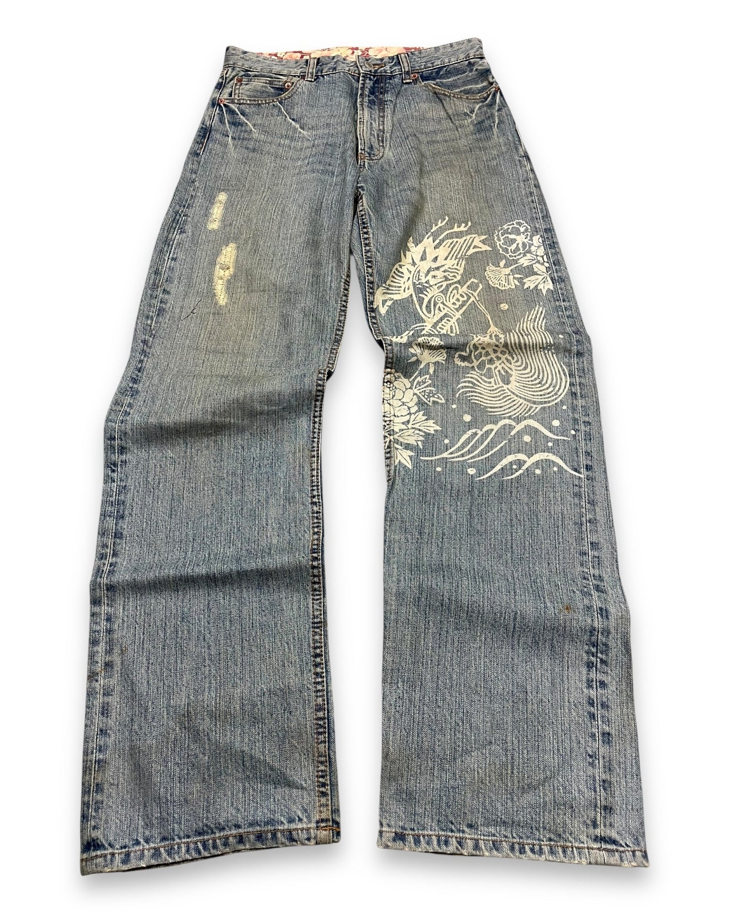 2000‘s Japanese Baggy Jeans *rare 30x33 - Lennys Vintage