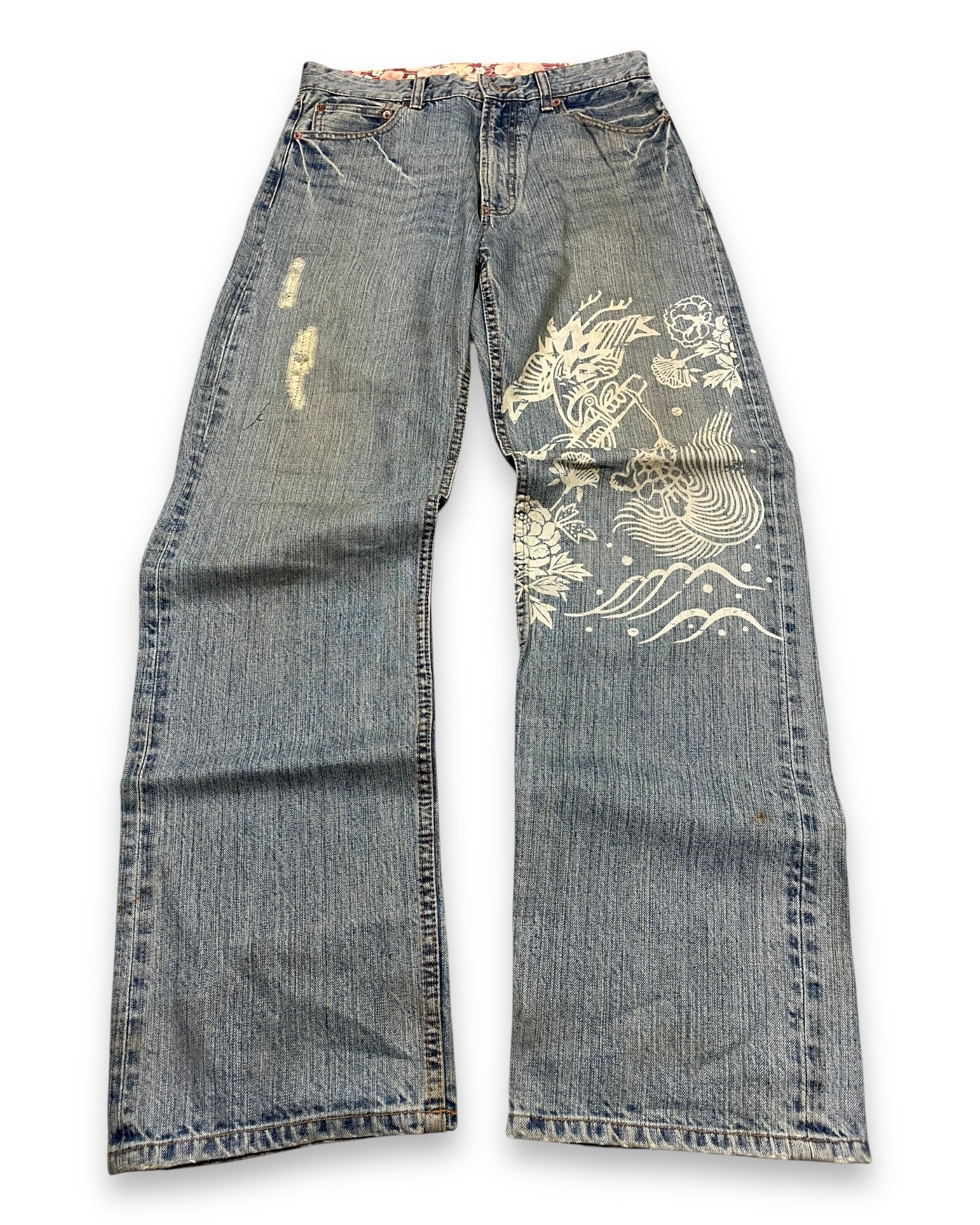 2000‘s Japanese Baggy Jeans *rare 30x33 - Lennys Vintage