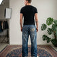 2000's Japanese Baggy Jeans *rare 36x32 (XL) - Lennys Vintage