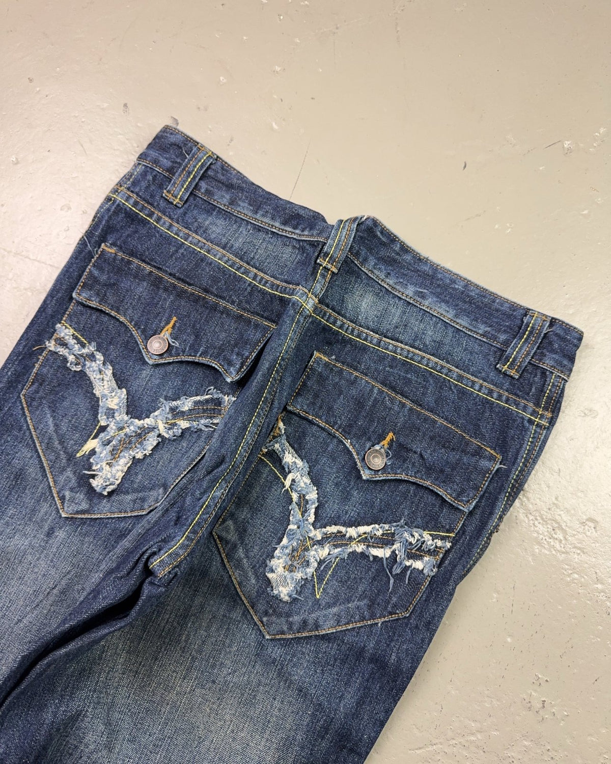 2000's Japanese Baggy/Bootcut Jeans *rare 32x32 (M) - Lennys Vintage