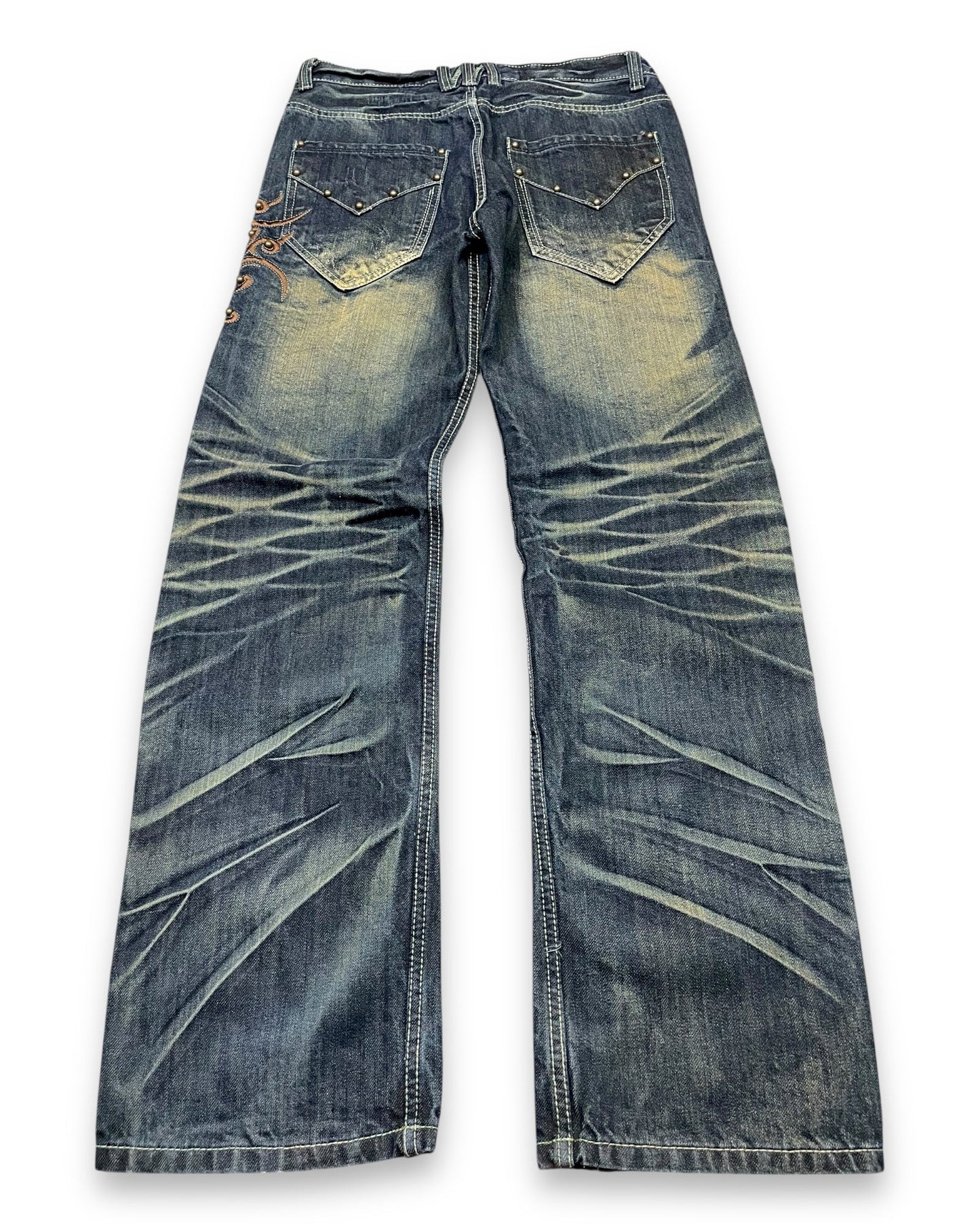 2000‘s Japanese Baggy/Straight Archive Jeans *very rare 30x32 - Lennys Vintage