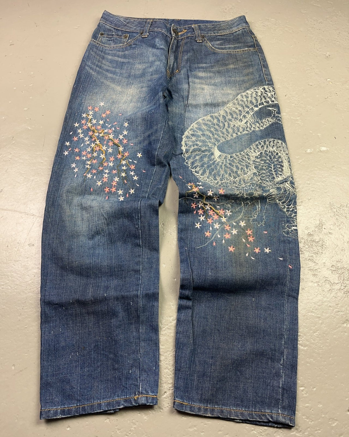 2000's Japanese Straight/Baggy Jeans * 29x26 (S) - Lennys Vintage