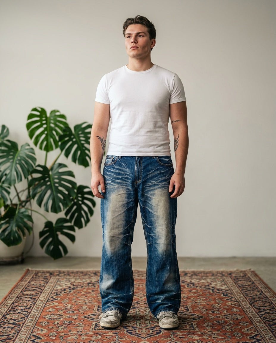2000's Jizo Japanese Archive Baggy Jeans * 40x34 (3XL) - Lennys Vintage