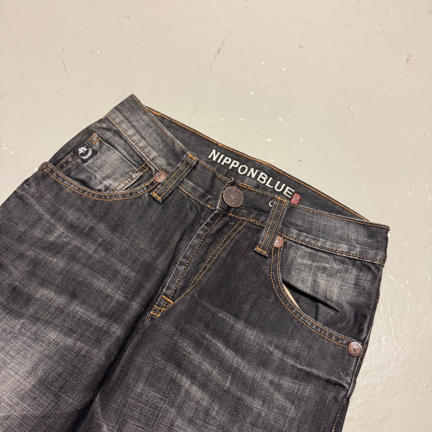 2000‘s Jizo Japanese Archive Baggy Jeans *very rare 26x32 - Lennys Vintage