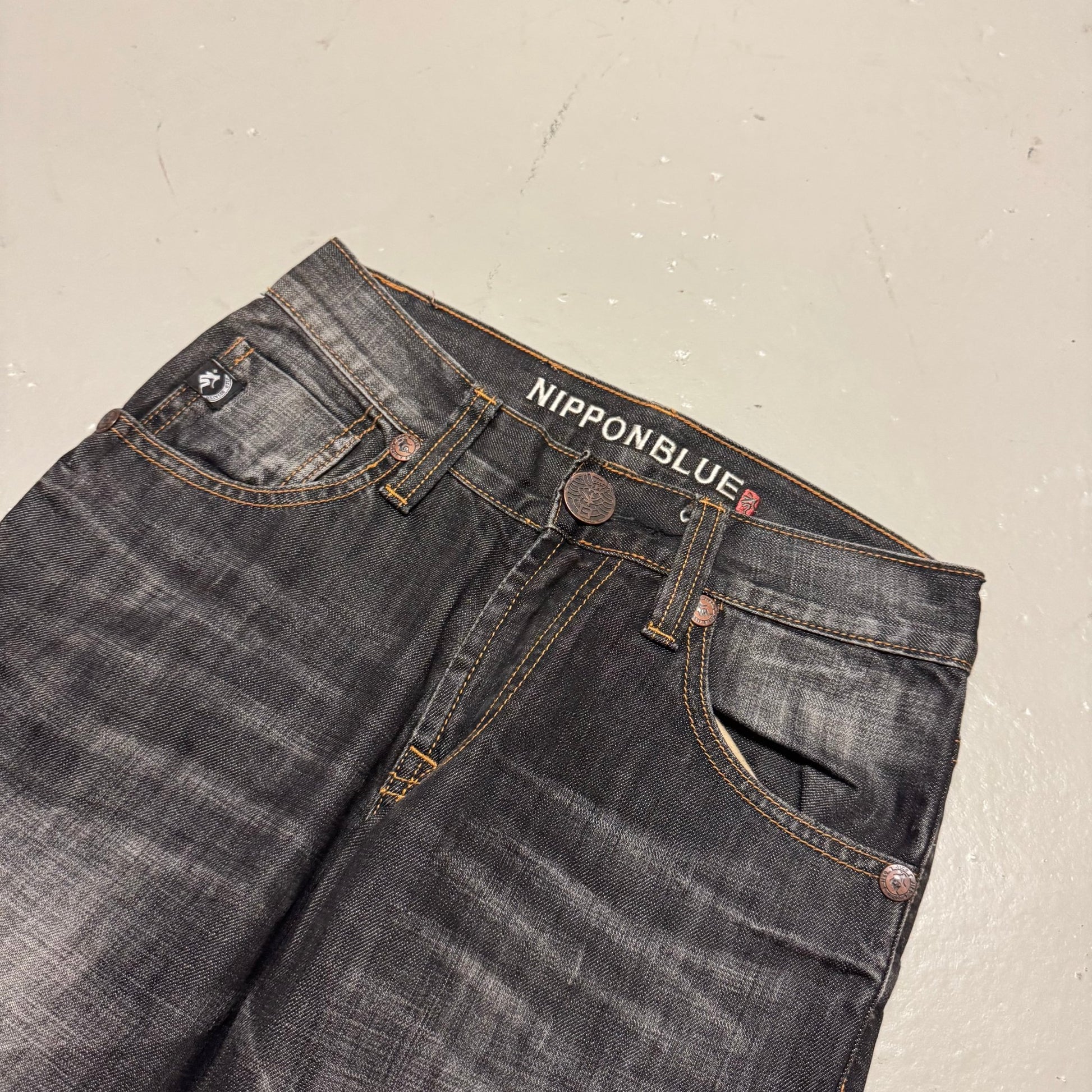 2000‘s Jizo Japanese Archive Baggy Jeans *very rare 26x32 - Lennys Vintage