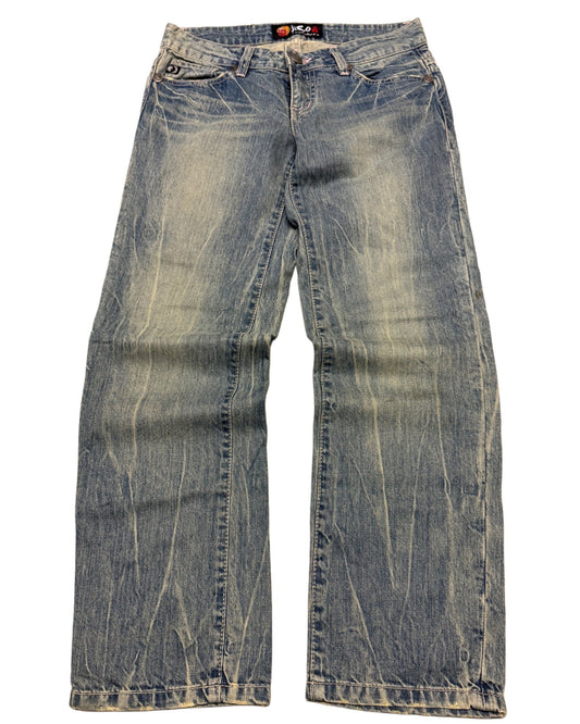 2000‘s Jizo Japanese Baggy/Straight Jeans *rare 28x28 - Lennys Vintage