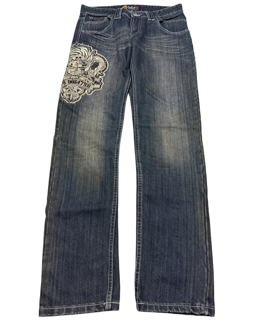 2000‘s Jizo Japanese Vintage Jeans *selten 30x30 - Lennys Vintage
