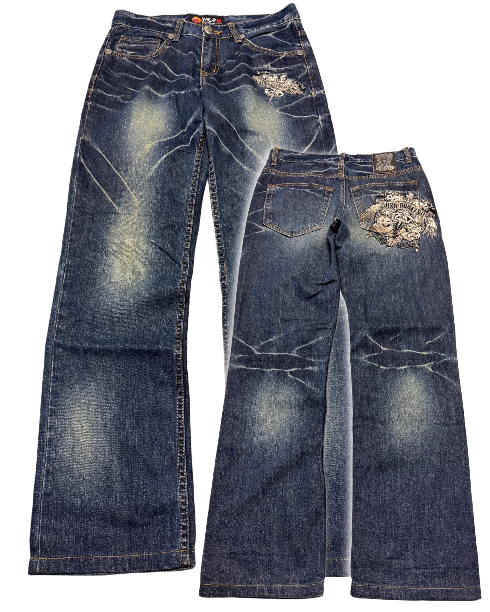 2000‘s Jizo Japanese Vintage/Y2K Jeans Regular *sehr selten 30x30 - Lennys Vintage