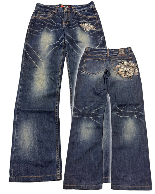2000‘s Jizo Japanese Vintage/Y2K Jeans Regular *sehr selten 30x30 - Lennys Vintage