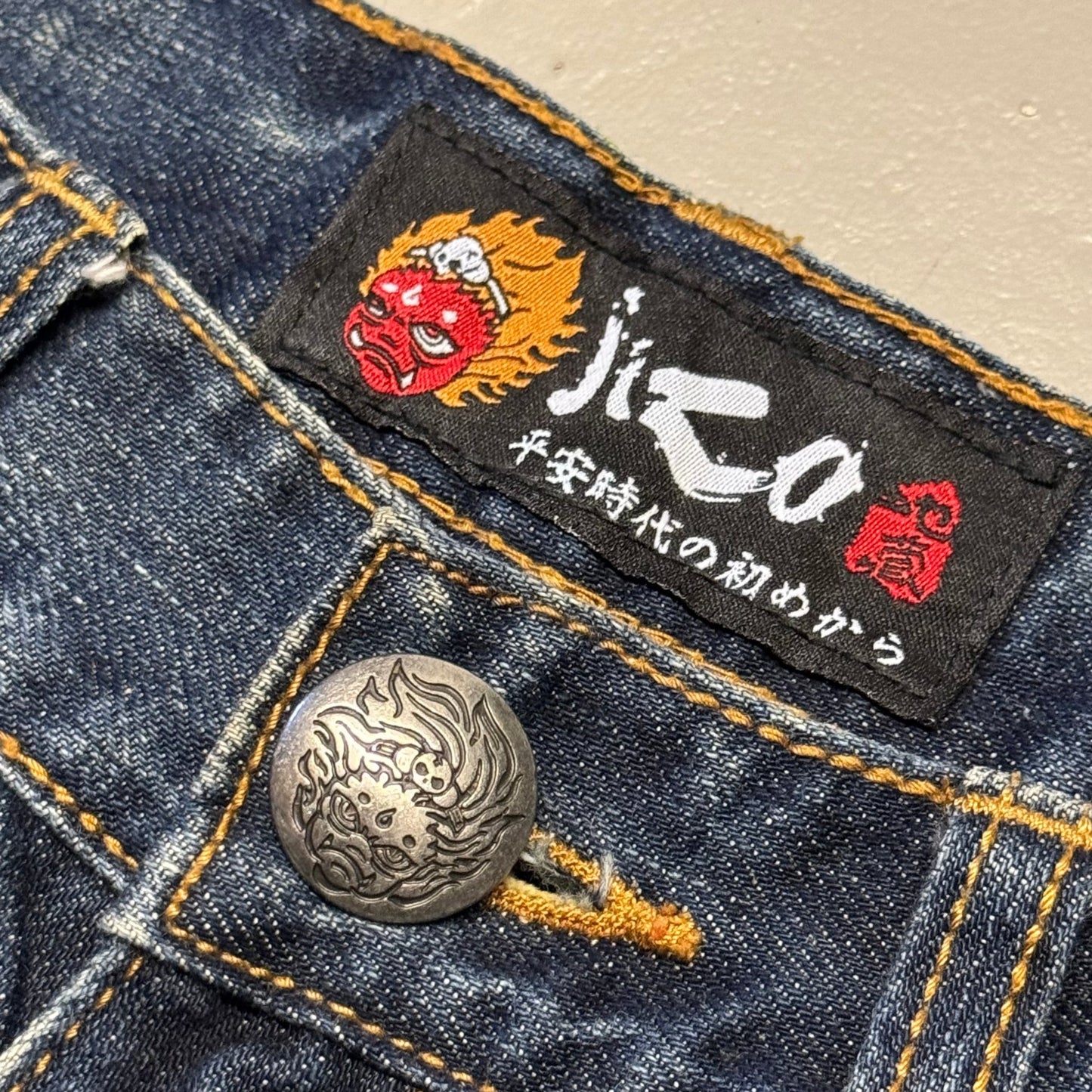 2000‘s Jizo Japanese Vintage/Y2K Jeans Regular *sehr selten 30x30 - Lennys Vintage