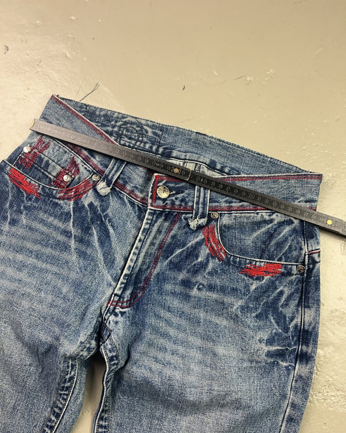 2000's Kangol Japanese Straight Jeans *rare 29x34 (S) - Lennys Vintage