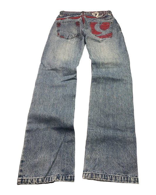 2000's Kangol Japanese Straight Jeans *rare 29x34 (S) - Lennys Vintage