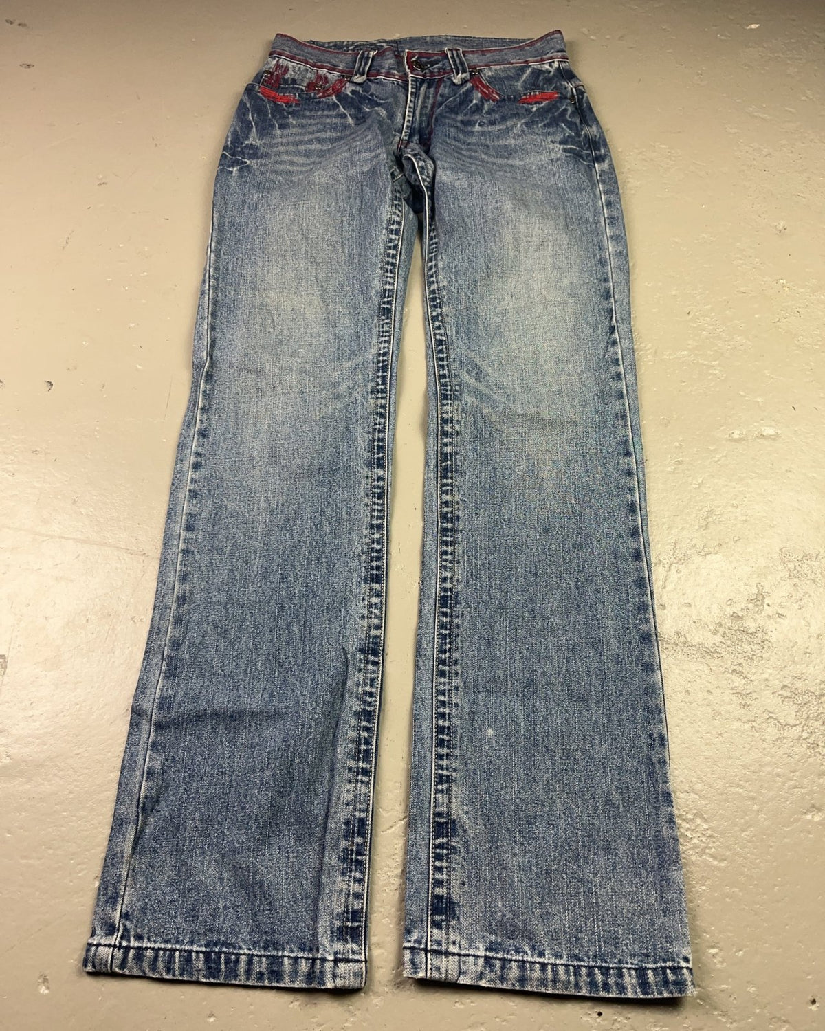 2000's Kangol Japanese Straight Jeans *rare 29x34 (S) - Lennys Vintage
