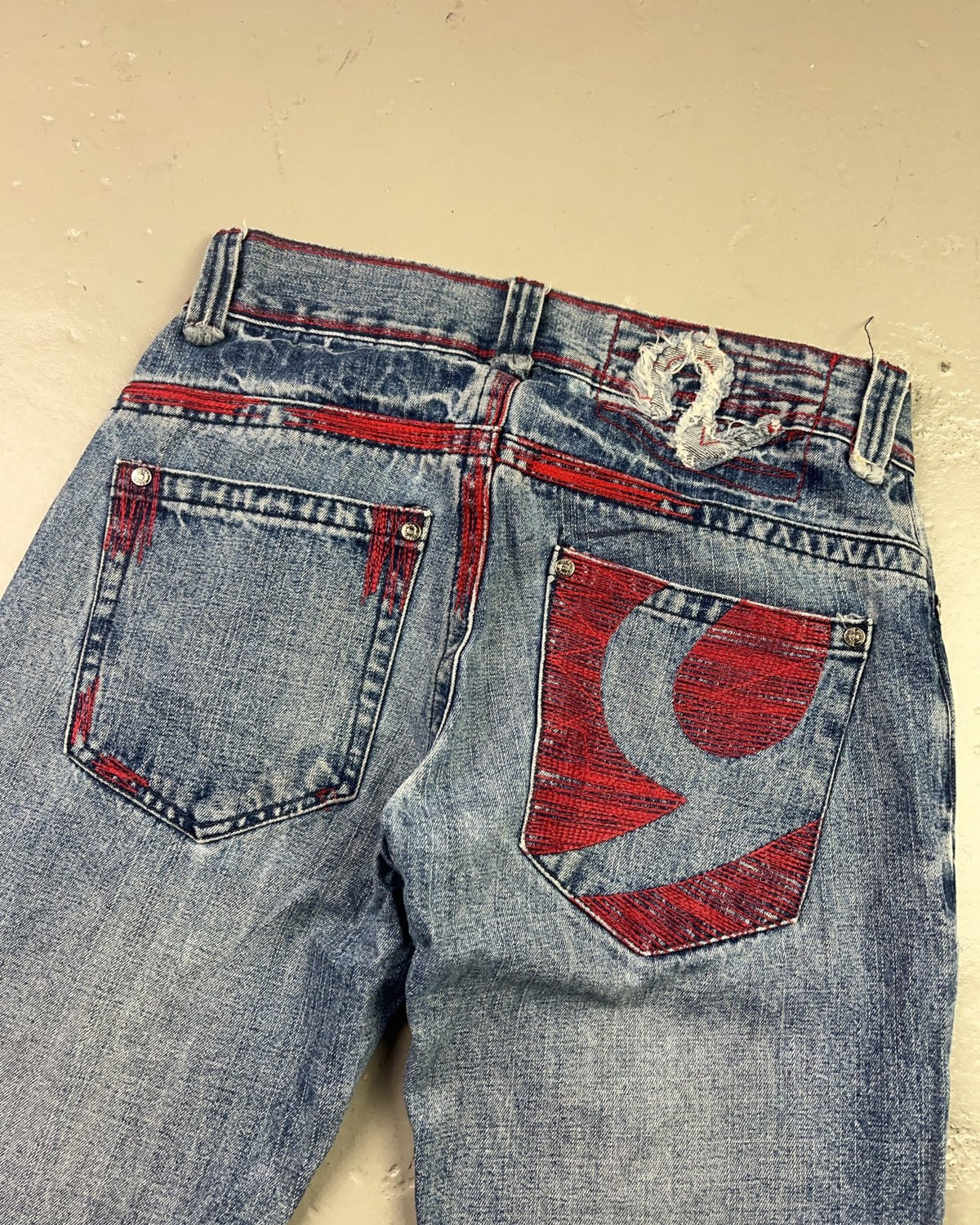 2000's Kangol Japanese Straight Jeans *rare 29x34 (S) - Lennys Vintage