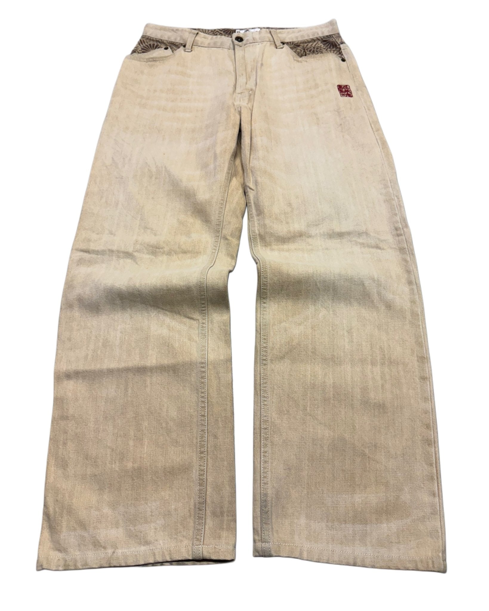 2000‘s Karakuri Tamashii Japanese Archive Baggy Jeans *extremely rare 31x30 - Lennys Vintage