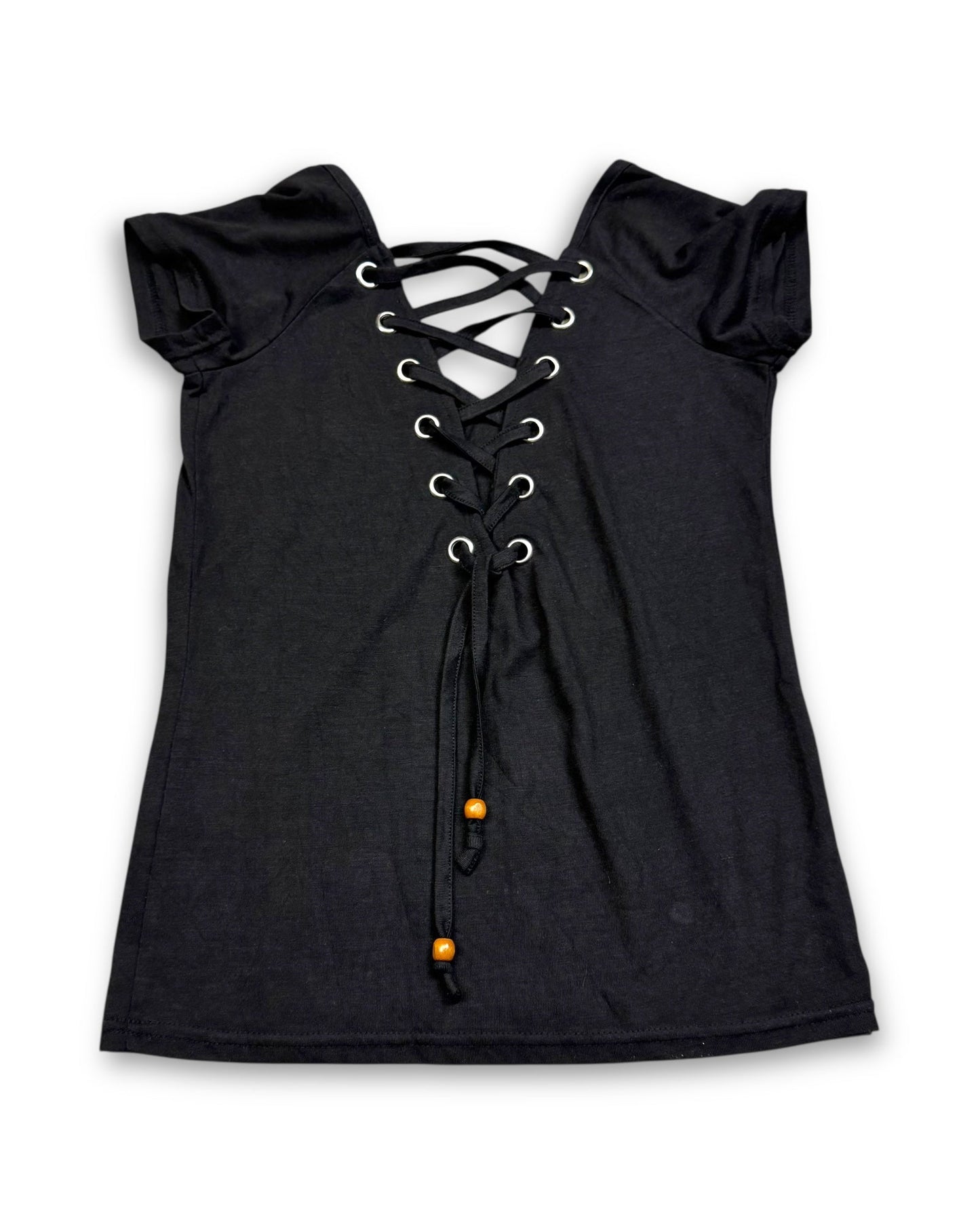 2000‘s L.A. Glitter Shirt Women‘s Top (M) - Lennys Vintage