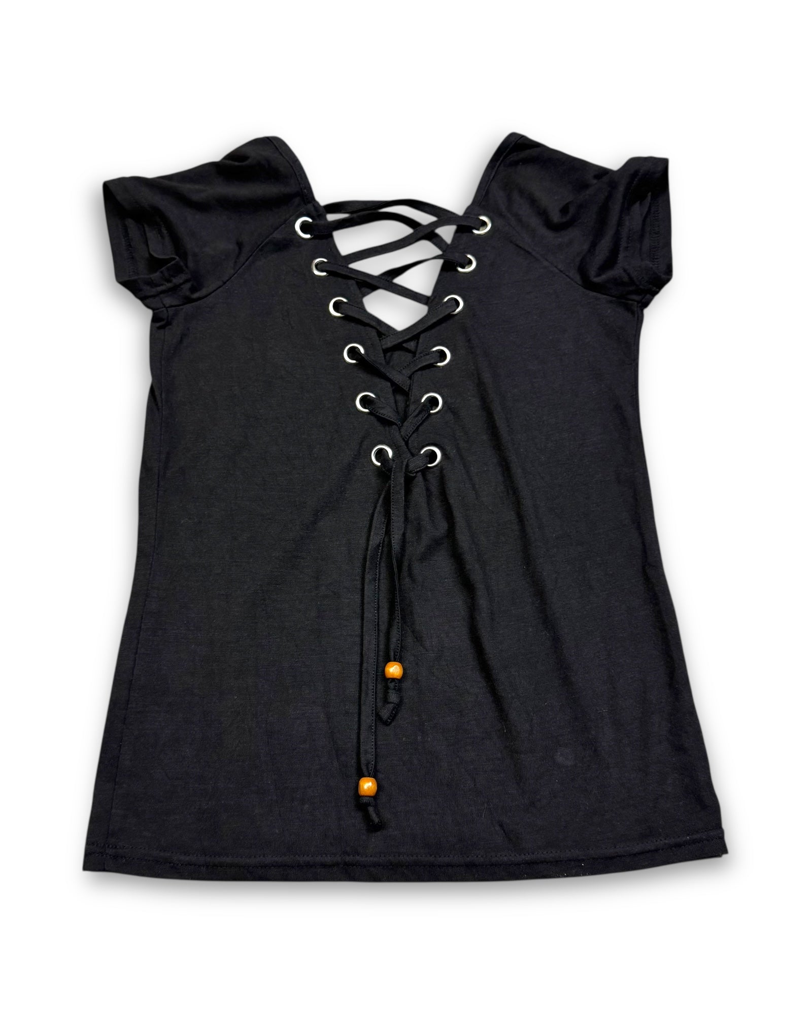 2000‘s L.A. Glitter Shirt Women‘s Top (M) - Lennys Vintage