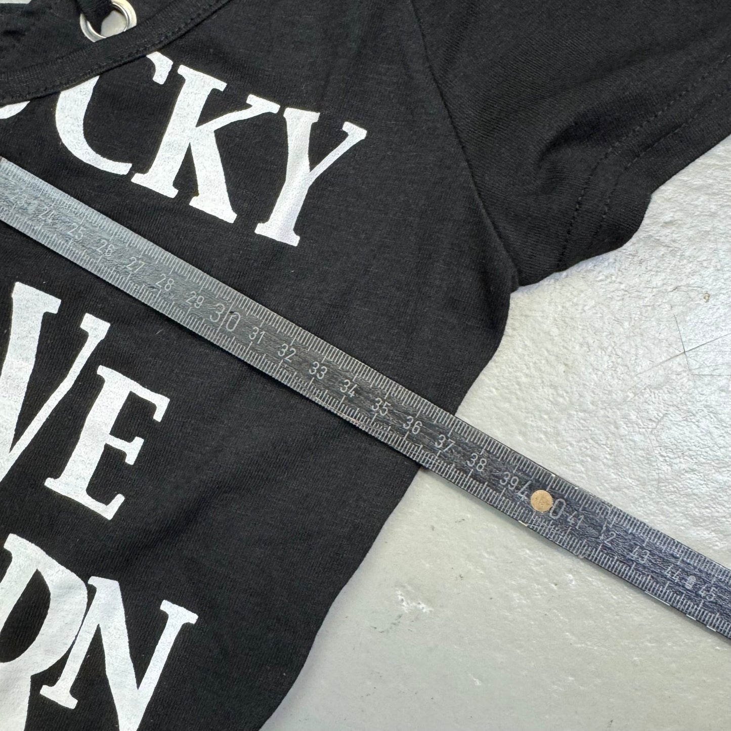 2000‘s L.A. Glitter Shirt Women‘s Top (M) - Lennys Vintage