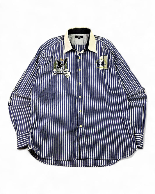 2000's La Martina Longsleeve Polo *rare (L) - Lennys Vintage