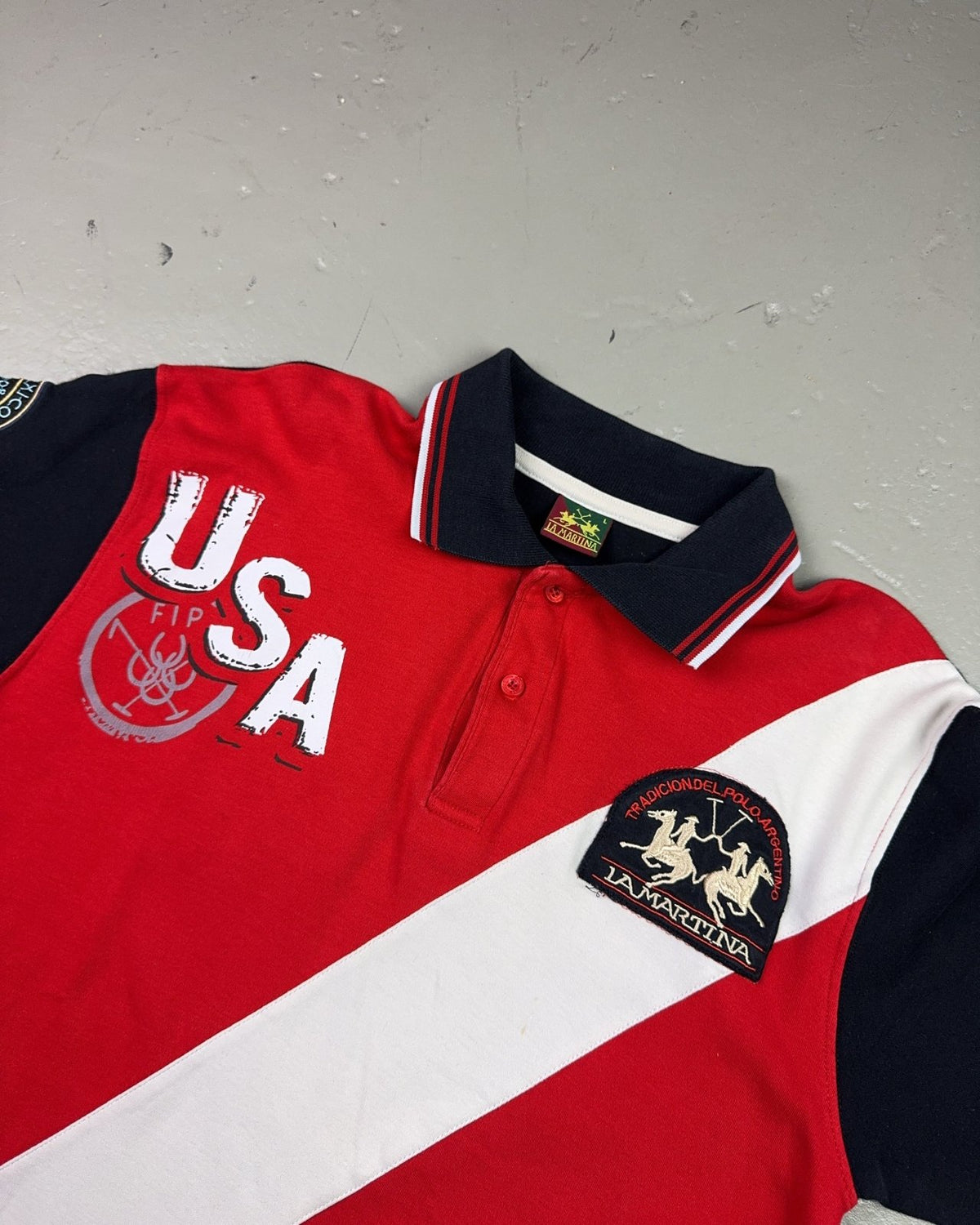 2000's La Martina Polo Shirt *rare (L) - Lennys Vintage