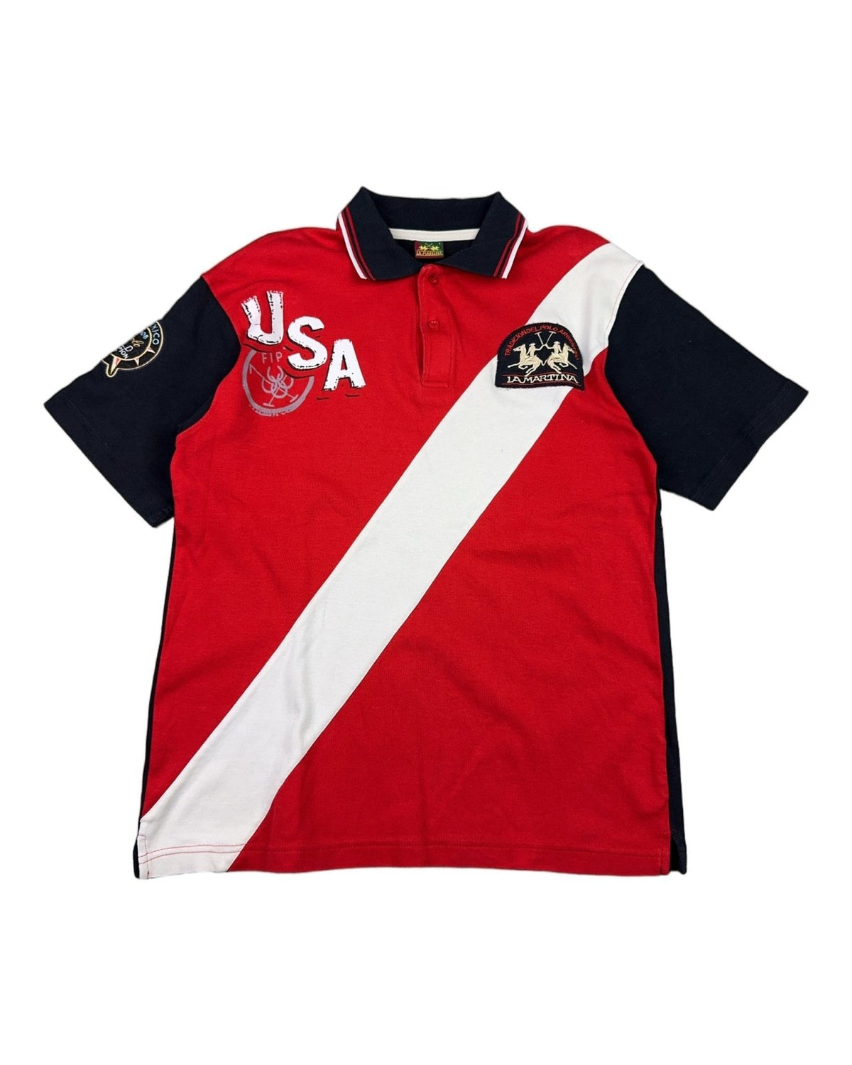 2000's La Martina Polo Shirt *rare (L) - Lennys Vintage